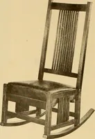An illustration from Catalogue of craftsman furniture made by Gustav Stickley at The Craftsman Workshops, Eastwood, N.Y. (1909)