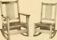An illustration from Catalogue of craftsman furniture made by Gustav Stickley at The Craftsman Workshops, Eastwood, N.Y. (1909)