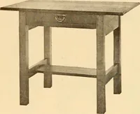An illustration from Catalogue of craftsman furniture made by Gustav Stickley at The Craftsman Workshops, Eastwood, N.Y. (1909)