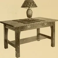 An illustration from Catalogue of craftsman furniture made by Gustav Stickley at The Craftsman Workshops, Eastwood, N.Y. (1909)