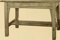 An illustration from Catalogue of craftsman furniture made by Gustav Stickley at The Craftsman Workshops, Eastwood, N.Y. (1909)