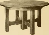 An illustration from Catalogue of craftsman furniture made by Gustav Stickley at The Craftsman Workshops, Eastwood, N.Y. (1909)