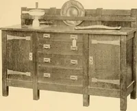 An illustration from Catalogue of craftsman furniture made by Gustav Stickley at The Craftsman Workshops, Eastwood, N.Y. (1909)