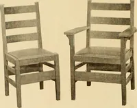 An illustration from Catalogue of craftsman furniture made by Gustav Stickley at The Craftsman Workshops, Eastwood, N.Y. (1909)