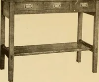 An illustration from Catalogue of craftsman furniture made by Gustav Stickley at The Craftsman Workshops, Eastwood, N.Y. (1909)