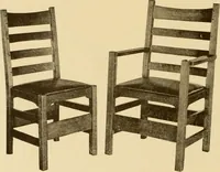 An illustration from Catalogue of craftsman furniture made by Gustav Stickley at The Craftsman Workshops, Eastwood, N.Y. (1909)