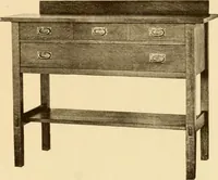 An illustration from Catalogue of craftsman furniture made by Gustav Stickley at The Craftsman Workshops, Eastwood, N.Y. (1909)