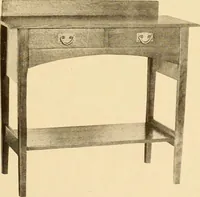 An illustration from Catalogue of craftsman furniture made by Gustav Stickley at The Craftsman Workshops, Eastwood, N.Y. (1909)