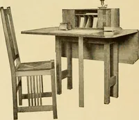 An illustration from Catalogue of craftsman furniture made by Gustav Stickley at The Craftsman Workshops, Eastwood, N.Y. (1909)