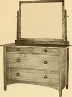 An illustration from Catalogue of craftsman furniture made by Gustav Stickley at The Craftsman Workshops, Eastwood, N.Y. (1909)