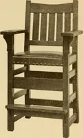 An illustration from Catalogue of craftsman furniture made by Gustav Stickley at The Craftsman Workshops, Eastwood, N.Y. (1909)