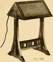 An illustration from Catalogue of craftsman furniture made by Gustav Stickley at The Craftsman Workshops, Eastwood, N.Y. (1909)
