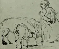 An illustration from Catalogue of drawings by Dutch and Flemish artists preserved in the Department of Prints and Drawings in the British Museum (1915)