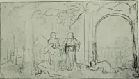 An illustration from Catalogue of drawings by Dutch and Flemish artists preserved in the Department of Prints and Drawings in the British Museum (1915)