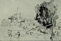 An illustration from Catalogue of drawings by Dutch and Flemish artists preserved in the Department of Prints and Drawings in the British Museum (1915)
