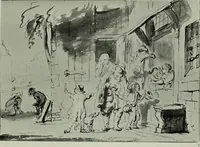 An illustration from Catalogue of drawings by Dutch and Flemish artists preserved in the Department of Prints and Drawings in the British Museum (1915)