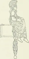 An illustration from Catalogue of early Christian antiquities and objects from the Christian East in the Department of British and mediaeval antiquities and ethnography of the British museum; (1901)