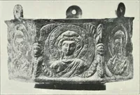 An illustration from Catalogue of early Christian antiquities and objects from the Christian East in the Department of British and mediaeval antiquities and ethnography of the British museum; (1901)