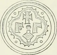 An illustration from Catalogue of early Christian antiquities and objects from the Christian East in the Department of British and mediaeval antiquities and ethnography of the British museum; (1901)