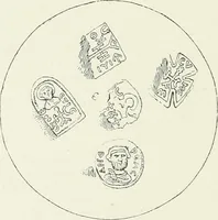 An illustration from Catalogue of early Christian antiquities and objects from the Christian East in the Department of British and mediaeval antiquities and ethnography of the British museum; (1901)