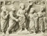 An illustration from Catalogue of early Christian antiquities and objects from the Christian East in the Department of British and mediaeval antiquities and ethnography of the British museum; (1901)