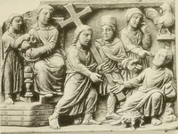 An illustration from Catalogue of early Christian antiquities and objects from the Christian East in the Department of British and mediaeval antiquities and ethnography of the British museum; (1901)