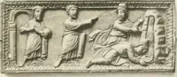 An illustration from Catalogue of early Christian antiquities and objects from the Christian East in the Department of British and mediaeval antiquities and ethnography of the British museum; (1901)