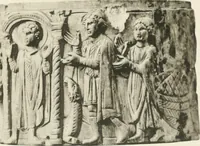 An illustration from Catalogue of early Christian antiquities and objects from the Christian East in the Department of British and mediaeval antiquities and ethnography of the British museum; (1901)