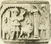 An illustration from Catalogue of early Christian antiquities and objects from the Christian East in the Department of British and mediaeval antiquities and ethnography of the British museum; (1901)