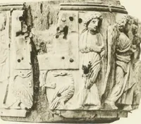 An illustration from Catalogue of early Christian antiquities and objects from the Christian East in the Department of British and mediaeval antiquities and ethnography of the British museum; (1901)
