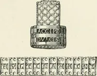 An illustration from Catalogue of early Christian antiquities and objects from the Christian East in the Department of British and mediaeval antiquities and ethnography of the British museum; (1901)