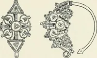 An illustration from Catalogue of early Christian antiquities and objects from the Christian East in the Department of British and mediaeval antiquities and ethnography of the British museum; (1901)