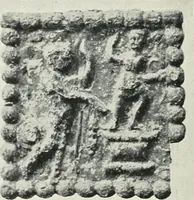 An illustration from Catalogue of early Christian antiquities and objects from the Christian East in the Department of British and mediaeval antiquities and ethnography of the British museum; (1901)