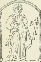 An illustration from Catalogue of early Christian antiquities and objects from the Christian East in the Department of British and mediaeval antiquities and ethnography of the British museum; (1901)