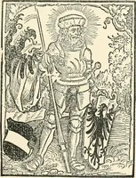 An illustration from Catalogue of early German and Flemish woodcuts preserved in the Department of Prints and Drawings in the British Museum (1903)