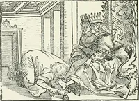 An illustration from Catalogue of early German and Flemish woodcuts preserved in the Department of Prints and Drawings in the British Museum (1903)