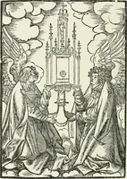 An illustration from Catalogue of early German and Flemish woodcuts preserved in the Department of Prints and Drawings in the British Museum (1903)