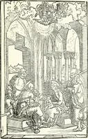 An illustration from Catalogue of early German and Flemish woodcuts preserved in the Department of Prints and Drawings in the British Museum (1903)