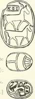 An illustration from Catalogue of Egyptian scarabs, etc., in the British museum (1913)