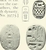 Picture 21 of 68 from Catalogue of Egyptian scarabs, etc., in the British museum (1913), leaf 192