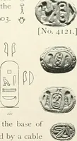 Picture 39 of 68 from Catalogue of Egyptian scarabs, etc., in the British museum (1913), leaf 294