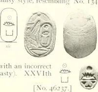 Picture 9 of 68 from Catalogue of Egyptian scarabs, etc., in the British museum (1913), leaf 57