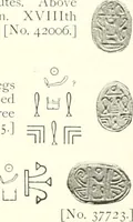 Picture 14 of 68 from Catalogue of Egyptian scarabs, etc., in the British museum (1913), leaf 87