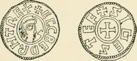 An illustration from A catalogue of English coins in the British museum. Anglo-Saxon series .. (1887)
