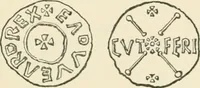 An illustration from A catalogue of English coins in the British museum. Anglo-Saxon series .. (1887)