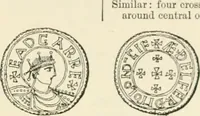 An illustration from A catalogue of English coins in the British museum. Anglo-Saxon series .. (1887)