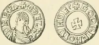 An illustration from A catalogue of English coins in the British museum. Anglo-Saxon series .. (1887)