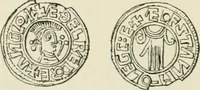 An illustration from A catalogue of English coins in the British museum. Anglo-Saxon series .. (1887)