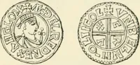 An illustration from A catalogue of English coins in the British museum. Anglo-Saxon series .. (1887)