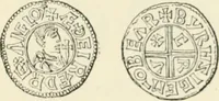 An illustration from A catalogue of English coins in the British museum. Anglo-Saxon series .. (1887)